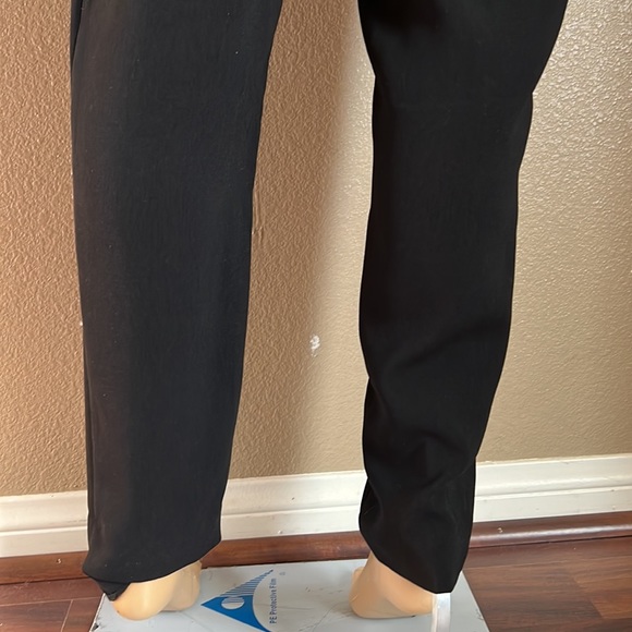 GUESS TUX HALTER BLACK &WHITE JUMPSUIT Sz 4 - Picture 11 of 16